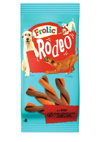 Frolic Hundeleckerli Rodeo mit Rind